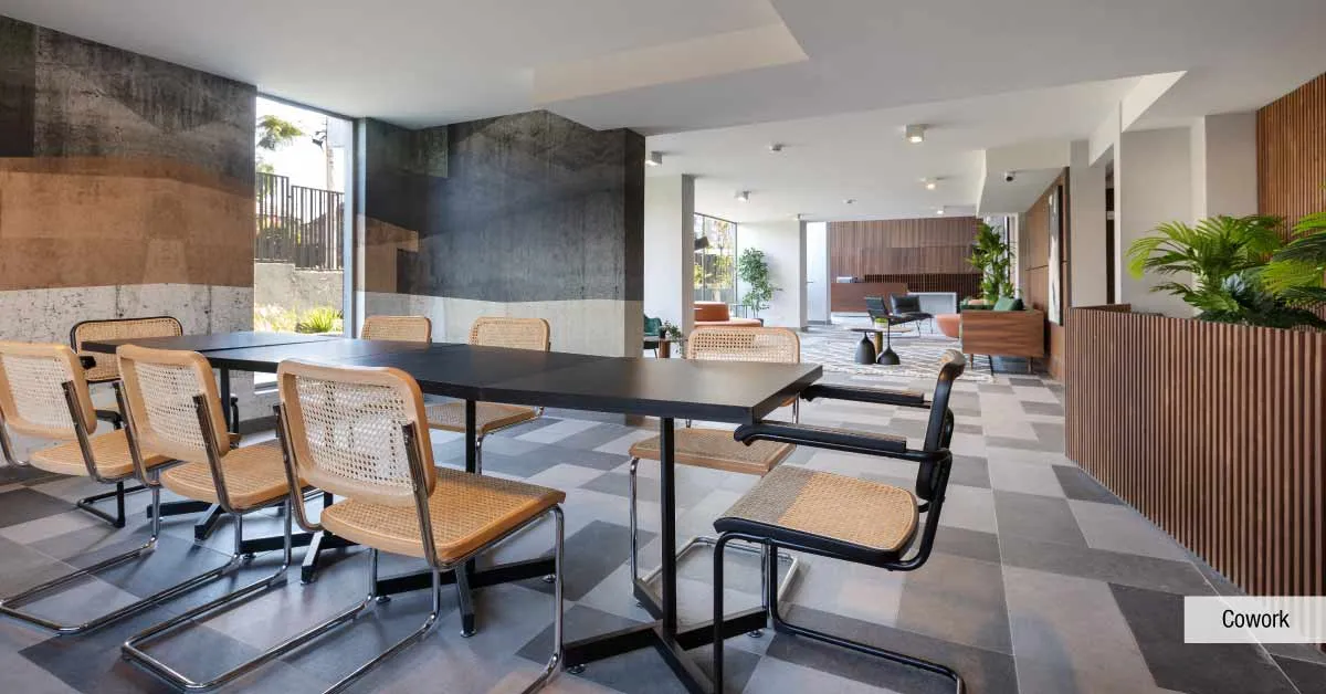 Espacio cowork del edificio